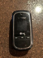 LG VX8360 Black Verizon Cellular Flip Phone No SIM No Charger No Cable