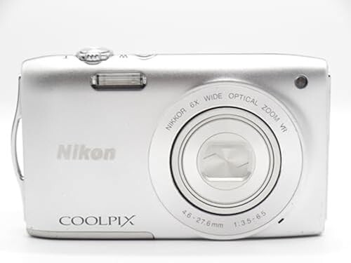 Excellent Nikon COOLPIX S3300 Silver 6x Zoom 16.0MP Digital