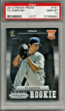 2012 Panini Prizm Yu Darvish PSA 10 RC