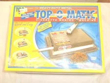 TOP-O-MATIC Heavy Duty Metal Cigarette Machine 