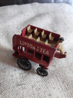 Vintage Retro Lesney Nr. 12 Lipton's Tee Druckguss Kutsche Spielzeug - keine Pferde 