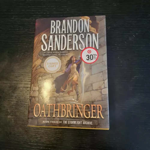Oathbringer - Brandon Sanderson Signed First Edition Misprint