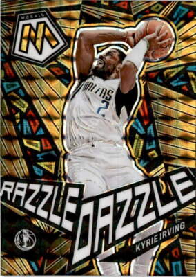 2022 Panini Mosaic #8 Kyrie Irving Razzle Dazzle Case Hit