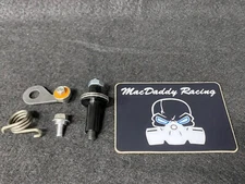 NEW MacDaddy Banshee Billet Black Pancake Bearing CERAMIC Detent Bolt and Spring