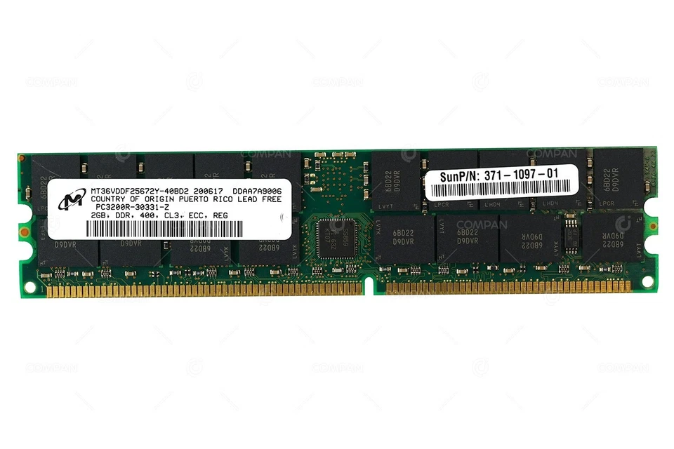 371-1097-01 SUN MEMORY 2GB PC 3200R DDR - - Immagine 2 di 4