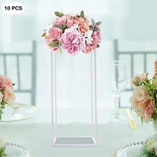 23.6in 10Pcs Tall Gold Metal Flower Stand for Wedding Table Centerpieces Decor