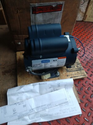 LEESON MOTOR Model A4P17DK7C 102858.00 115 VOLTS BRAND NEW NOS