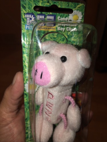 Pink Pez Barnyard Babies Candy Dispenser & Key Chain Pig(New) - Picture 3 of 7
