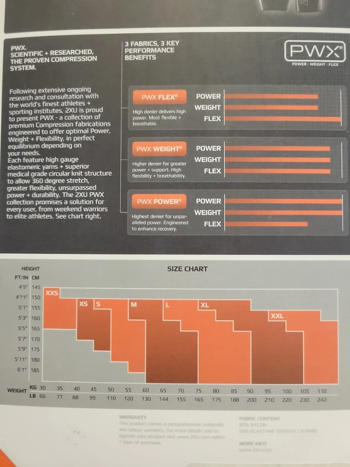 NEW 2XU Compression Short Women's XS X-SMALL BLACK WA1932b fits like XXS - Image 4 of 4