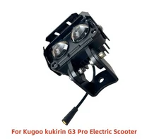 Headlight For Kugoo Kukirin G3 PRO Electric Scooter Lamp Head Front  Accessories