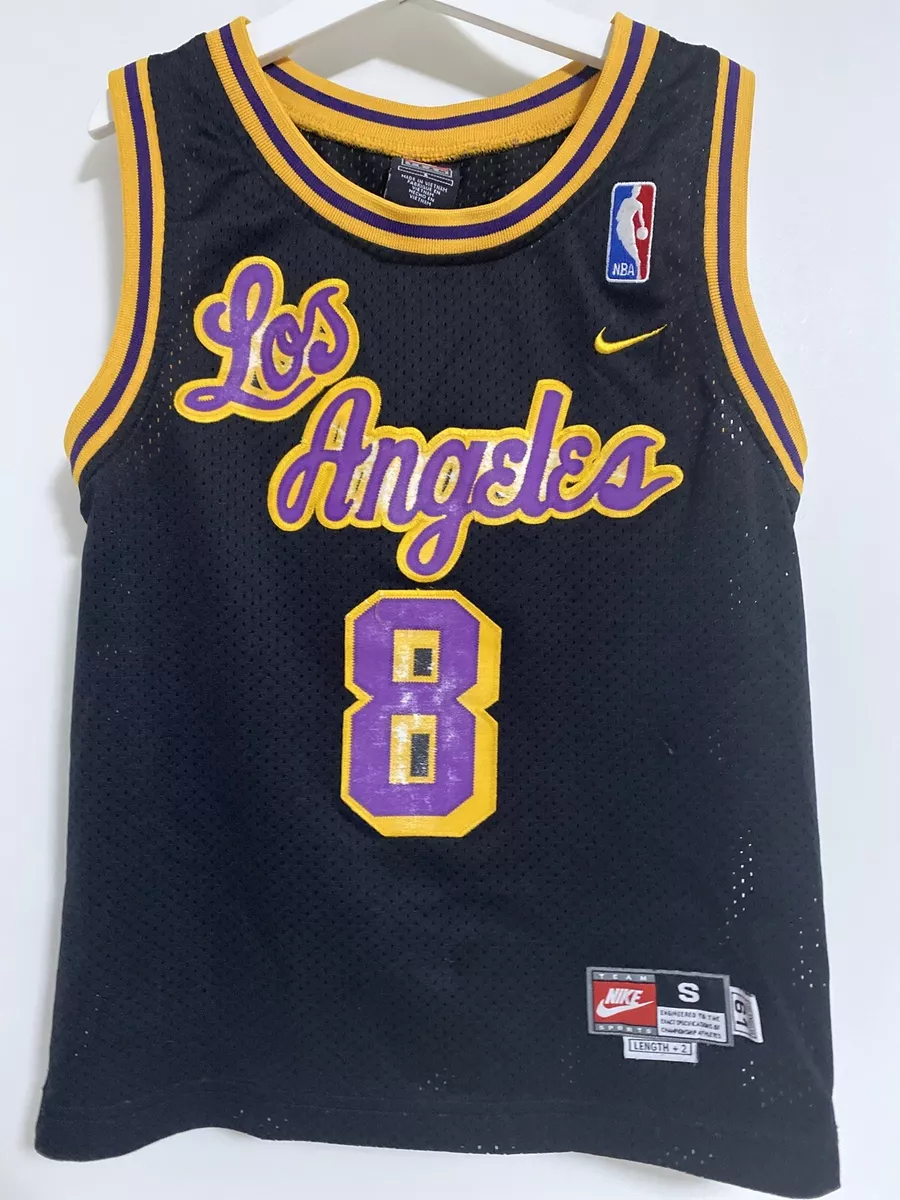 Kobe Bryant RARE Gold on Black w/Purple Trim Lakers Basketball