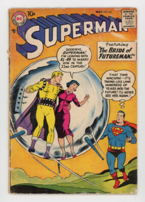 Superman 121 Futureman is hard to compete with! Discounted for two CFs loose