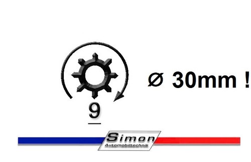 Anlasser Starter passend für Lombardini 3LD / 4LD Microcar Ligier Ritzel 30 mm - Bild 5 von 5