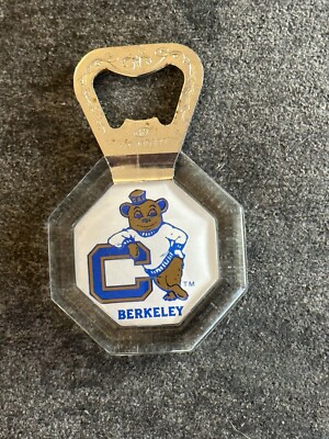Vintage University of California Berkeley Bears Magnetic Bottle Opener Oski 