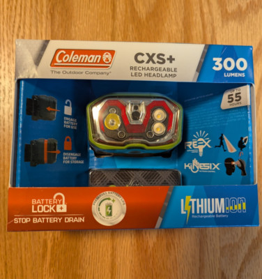 coleman cxp+ 300 headlamp (rechargeable)