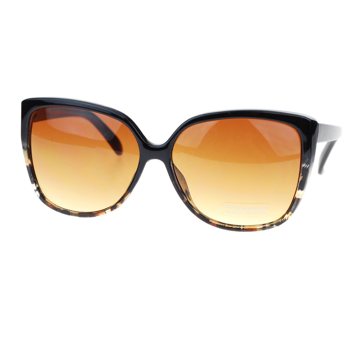 Designer brand Diva Tortoiseshell Frame Sunglasses with Brown Gradient Lenses Womens Luxury Designer Fashion Thick Plastic Diva Sunglasses  main image 2