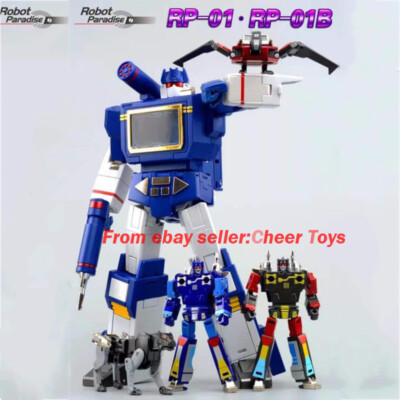 2PCS Fans Toys ft-02 MP RP-01 RP01B Soundwave Robot Paradise FT02