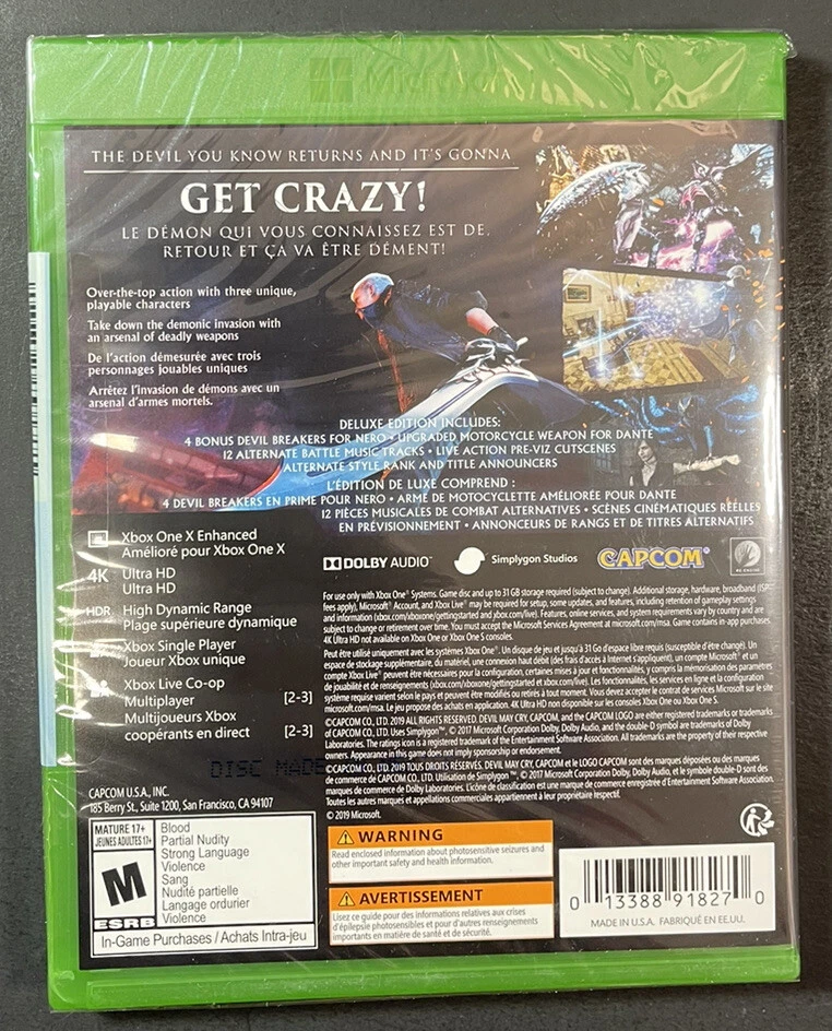 Devil May Cry 5 [ Deluxe Edition ] (XBOX ONE) NEW - Image 2 of 4