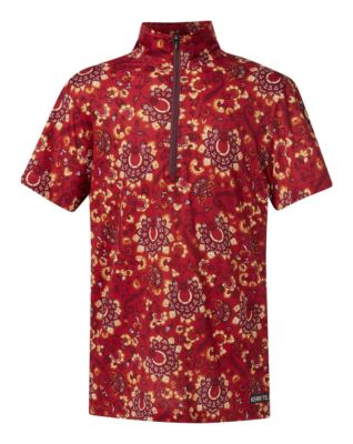Chemise Manches Longues Fille Kerrits Kids Always Cool Ice Fil - Sangria Make Your Luck - NEUVE