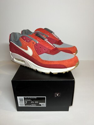 Nike Air Max 90 Premium Gym Red Size