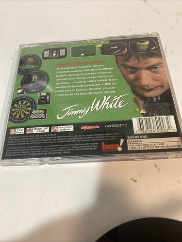 Jimmy White's 2: Cueball for Sony Playstation 1 PSOne PS1 TESTED - Picture 4 of 4