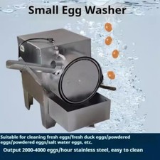 Eggs and Ducks Eggs Automatic Egg Cleaning and Removing Mud Equipment Small Size