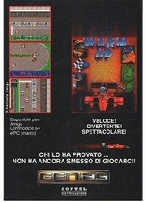 WARM UP Pubblicità Genias Amiga 1991 Rare Italian Magazine Advertising 30x21 cm