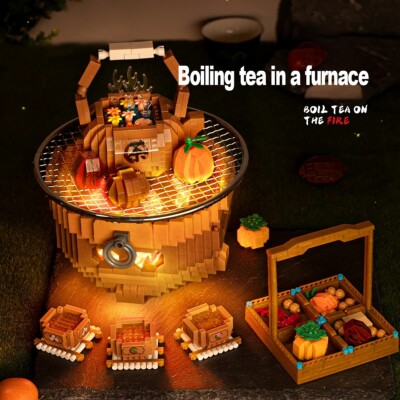 2533PCS Stove-Boiled Building Blocks With Light DIY Bricks Set