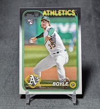 Joe Boyle Rookie RC 2024 Topps Series 2 Baseball Card #443 Oakland Athletics