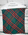 NWT!  Kirkland's Home Christmas 48" Plaid Treet Skirt  Red Green White Yellow