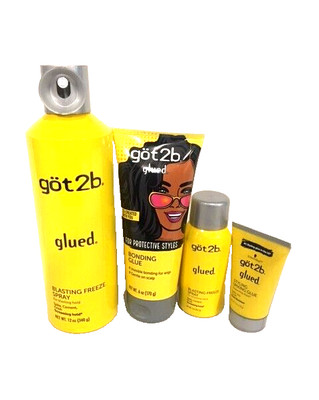 Got 2b Blasting Freeze Spray,Glued For Protective Styles 12oz, 6oz, 2oz 1.25oz C