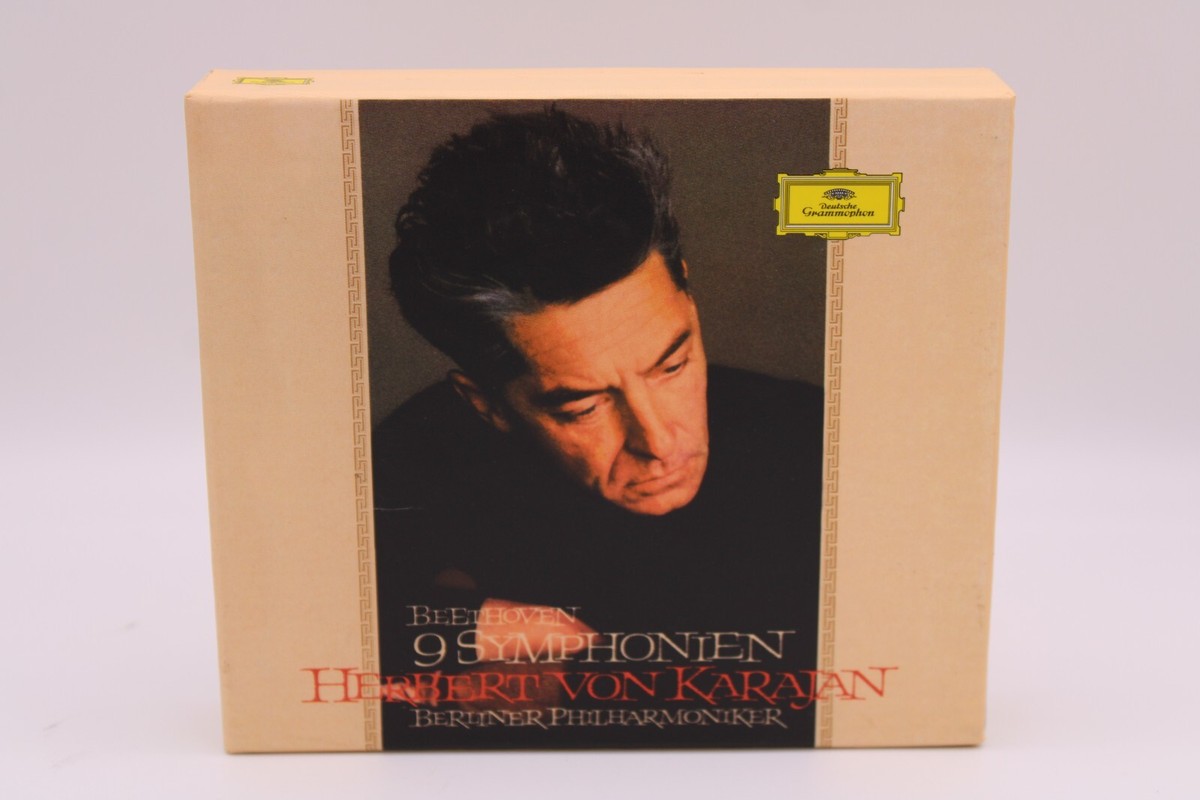 Herbert Von Karajan Beethoven 9 Symphonies 5 CD + Blu Ray Audio