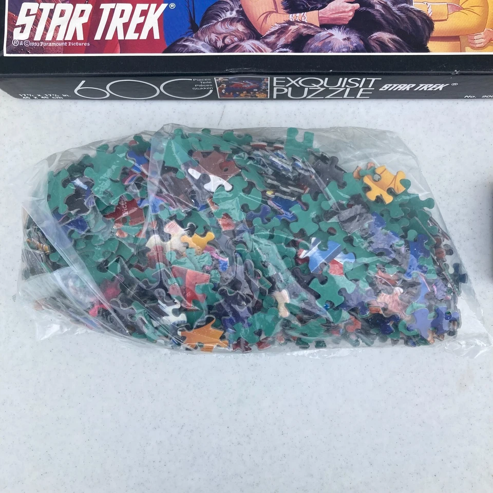 Rompecabezas Star Trek FX Schmid 600 piezas exquisito 1993 Paramount #90041 Foto 3 de 4