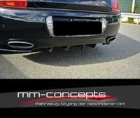 CUP Diffusor Ansatz Schwarz FüR Bentley Continental GT Heckansatz HeckschüRze