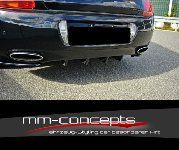CUP Diffusor Ansatz Schwarz FüR Bentley Continental GT Heckansatz HeckschüRze-image