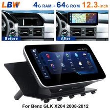 4G+64G For Benz GLK X204 2008-2012 12.3'' Android Car GPS Auto Multimedia Player