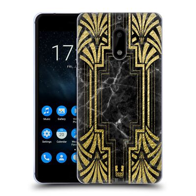 HEAD CASE DESIGNS CLASSIC ART DECO SOFT GEL CASE FOR NOKIA PHONES 1