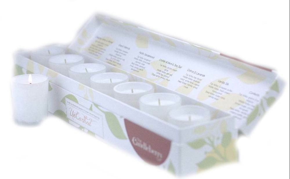 Minima Vitrum UnEarthed Luxury 7Votive Gift Set by Candleberry eBay