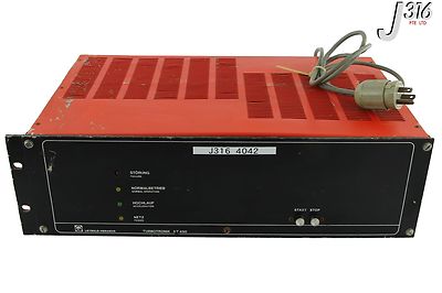 4042 LEYBOLD-HERAEUS TURBOTRONIK NT 450 TURBO PUMP CONTROLLER AEG