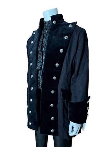 SHRINE Gothic Vampire Goth Victorian Pirat Coat Jacket Rare Versailles Wedding - Picture 5 of 6