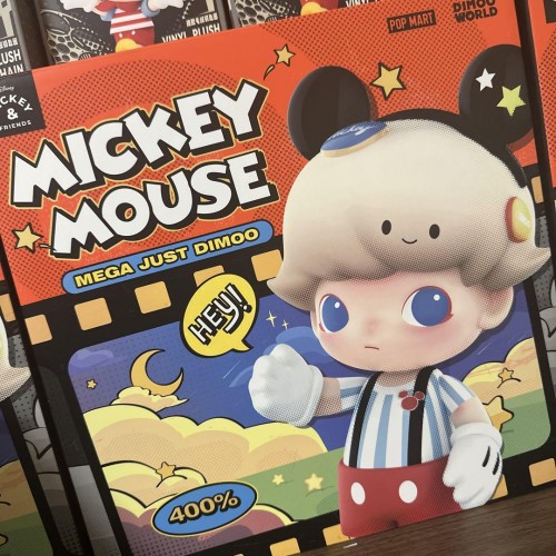MEGA JUST DIMOO ミッキーマウス 400% MEGA JUST DIMOO 400% Mickey Mouse - POP MART (United States)