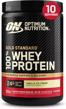 Optimum Nutrition Gold Standard 100 Whey Protein Powder Vanilla Ice Cream 0.68