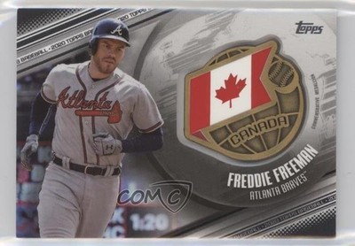 2020 Topps Global Game Medallions Black 11/149 Freddie Freeman #GGM-FF o7m