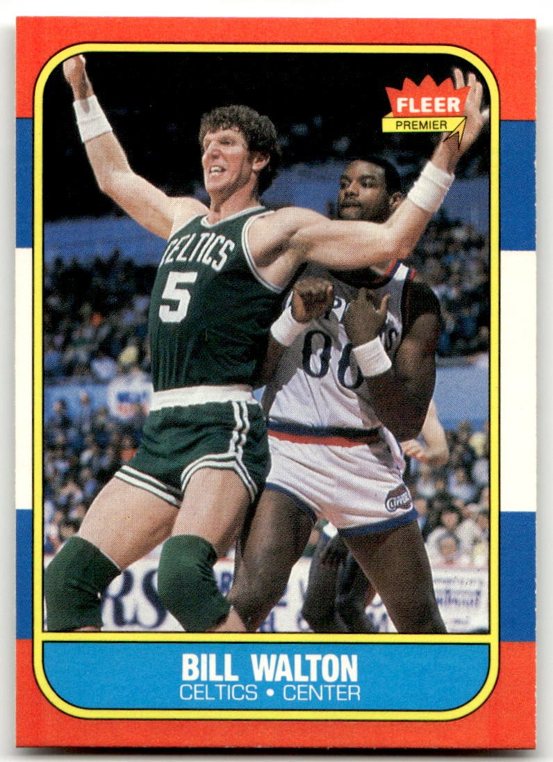 1986-87 Fleer #119 Bill Walton Boston Celtics NR-MINT HOF SET BREAK!