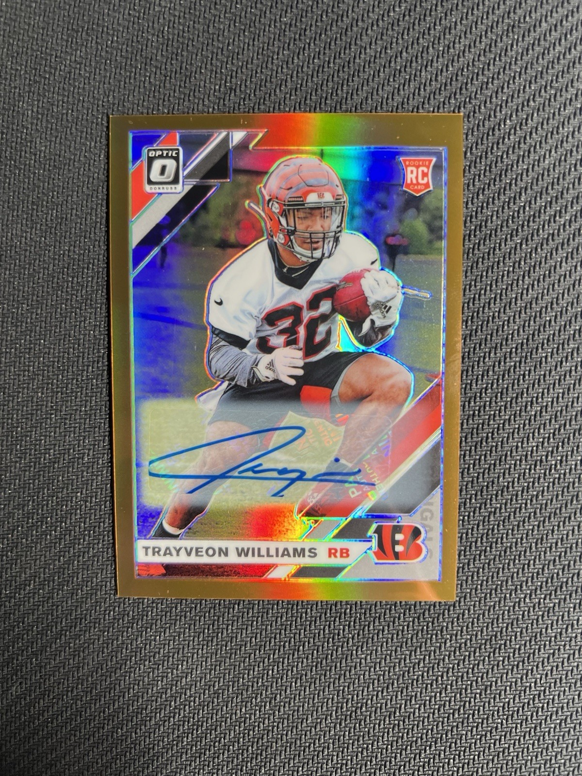 Trayveon Williams Panini Donruss Optic #143 Autograph-Bronze