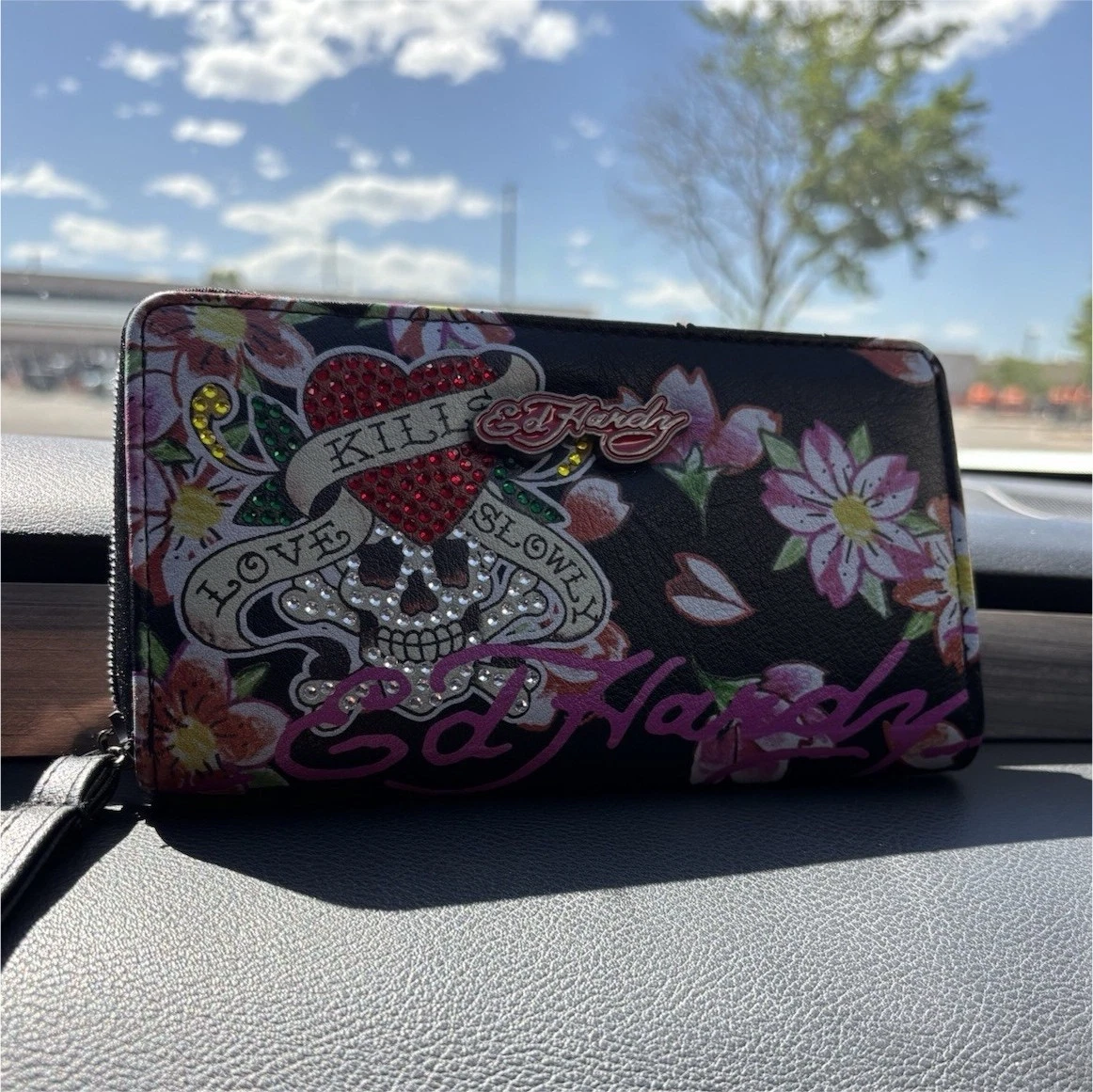 Ed Hardy Zip-Around Wallets for Women for sale | eBay