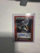 Darren Woodson 2025 Panini NFL Prizm Black Red Auto /99 Sensational Signatures
