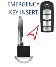 MZ27 2009-2020 Mazda Emergency Key Blade KDY3-76-201 | D6Y1-76-2GXB