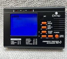 Cecilio 92-D Chromatic String Tuner  Metronome All in One Instrument Pitch LCD