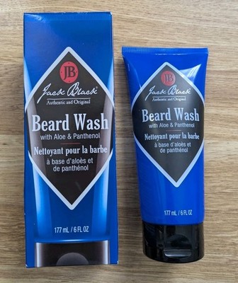 Jack Black 3 in 1 Bartwäsche mit Aloe & Panthenol 177 ml/6 flüssige Unzen